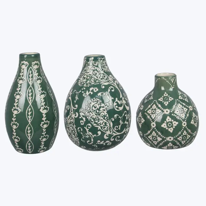 Stoneware Vase | Green