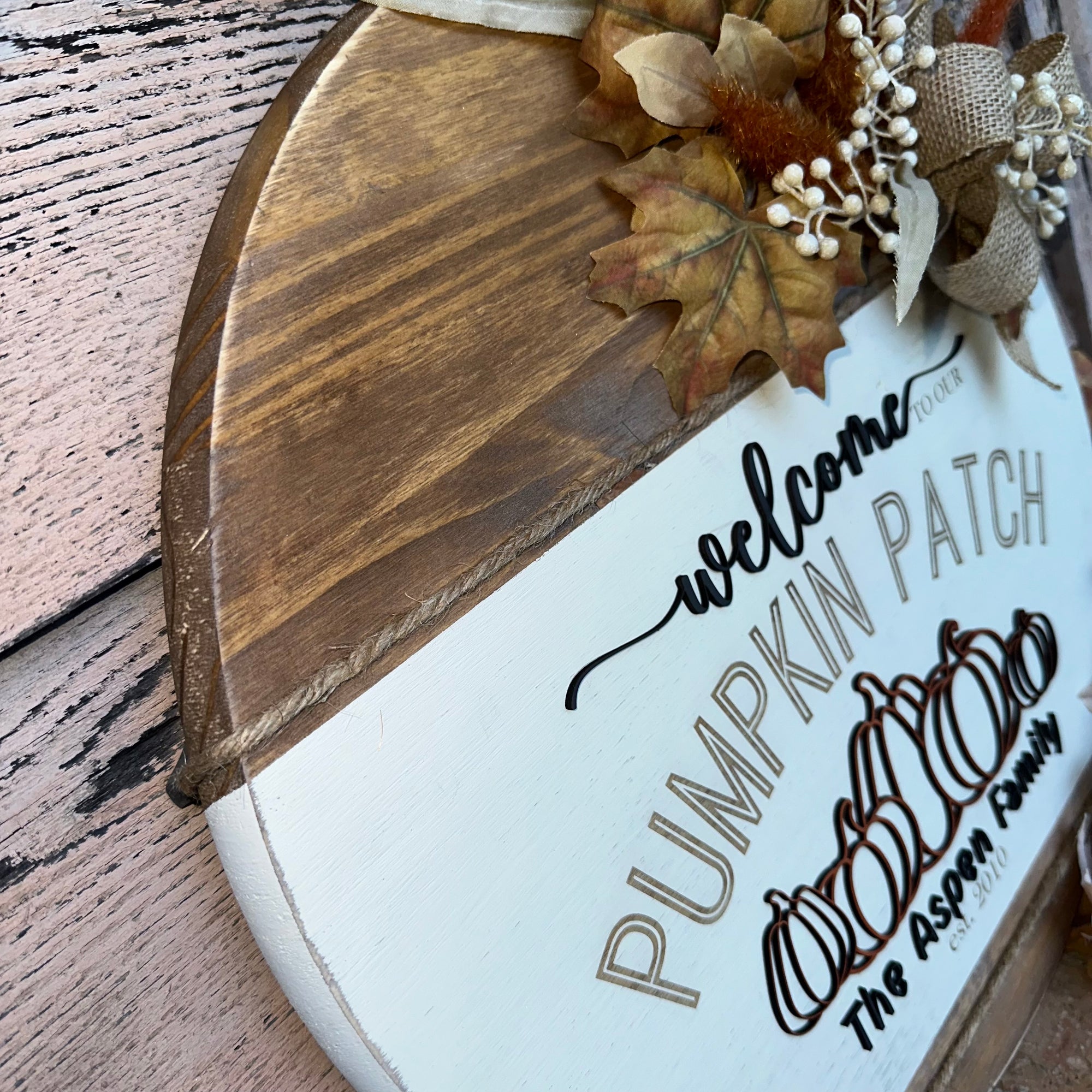Welcome to Our Pumpkin Patch | Custom Sign