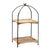 Double Tier Bird Finial Display Stand