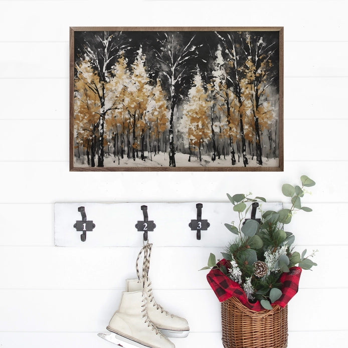 Trees of Gold | Wall Art