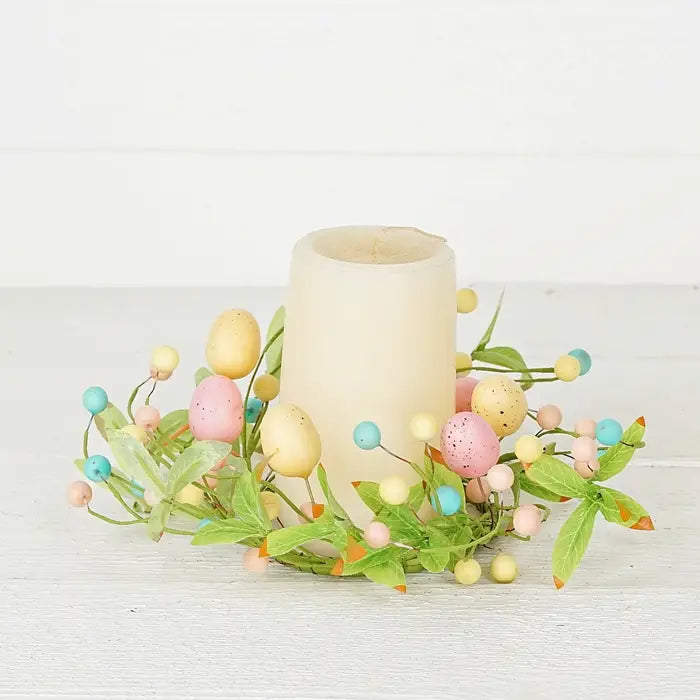 Easter Candle Rings - 2Pcs Artificial Eucalyptus Greenery Wreath for Easter  Table Centerpiece Decoration and Candleholders | Fruugo BH