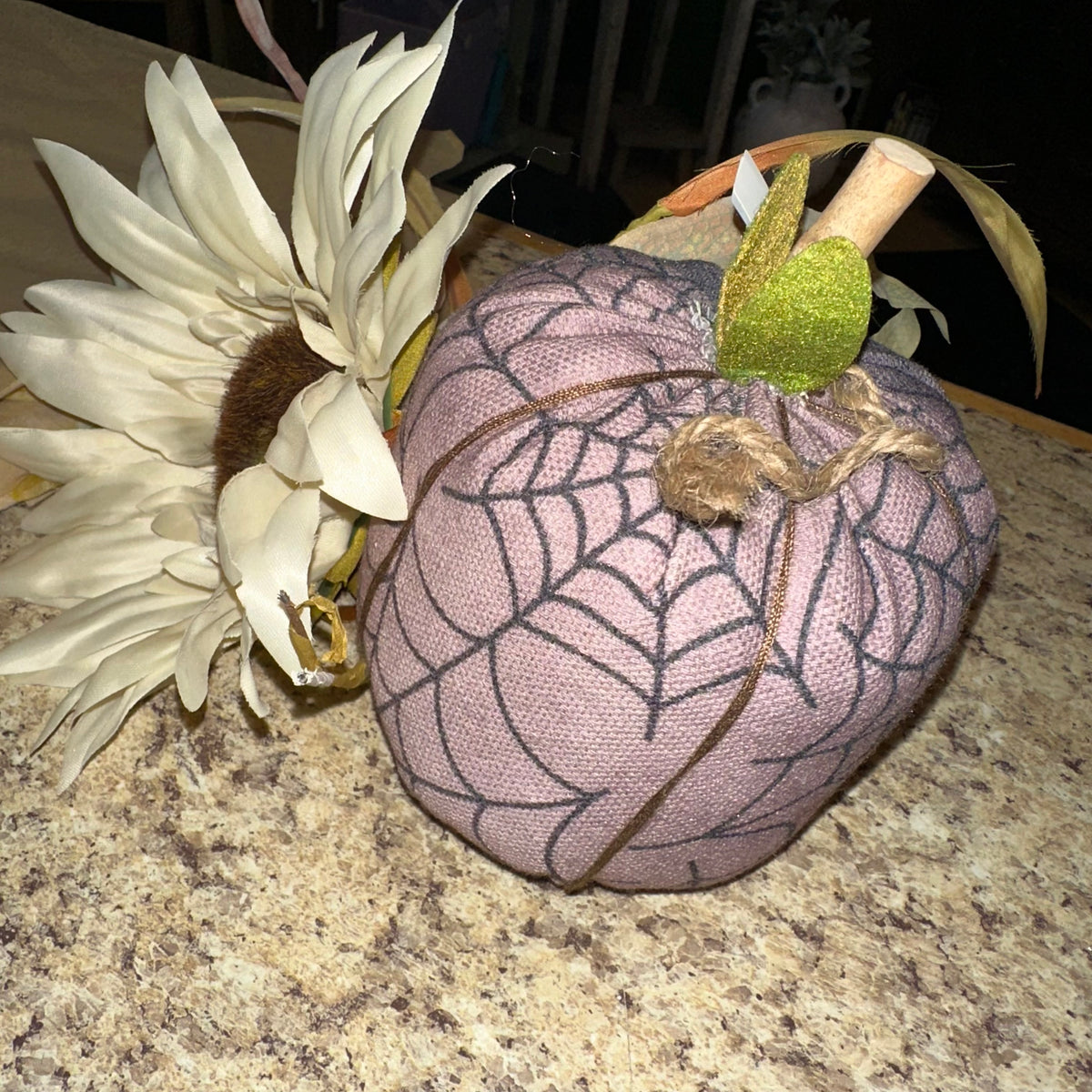 Spider Web Pumpkin | Fabric