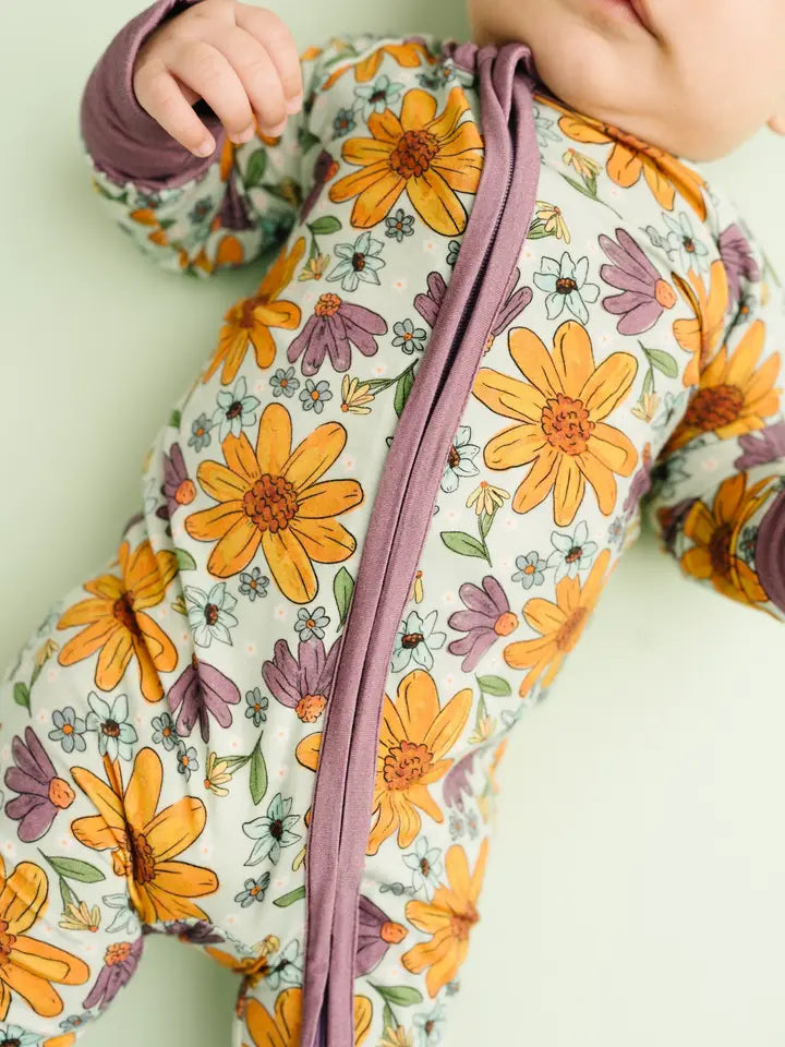 Laura Mae Floral | Zippie Footie