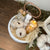 Cream Farmhouse Tray & Candle | Autumn Tabletop Display