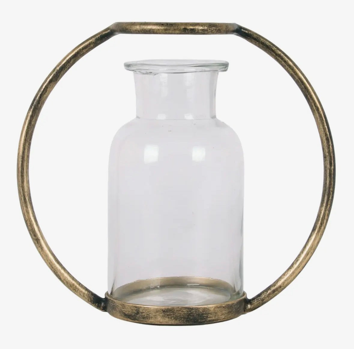 Metal Ring Vase