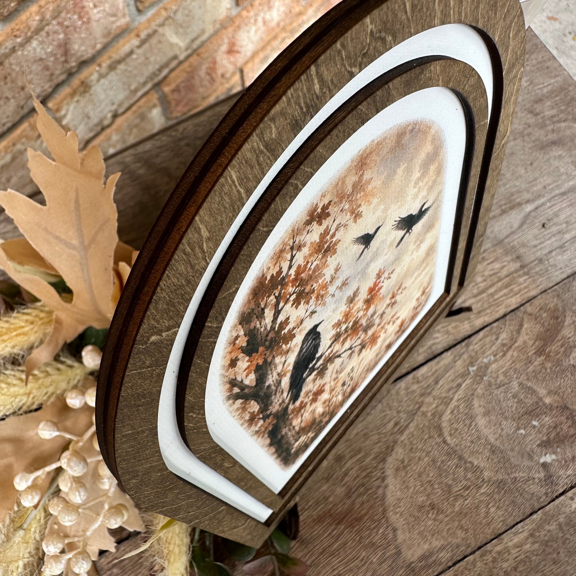 Autumn Crows | Canvas Artwork