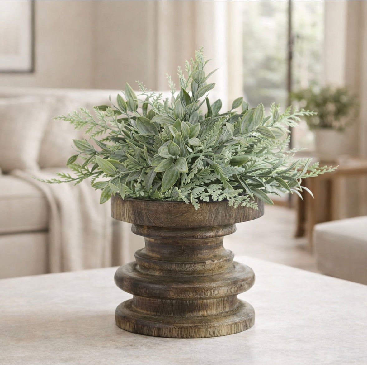 Fern Half Sphere | Soft Touch