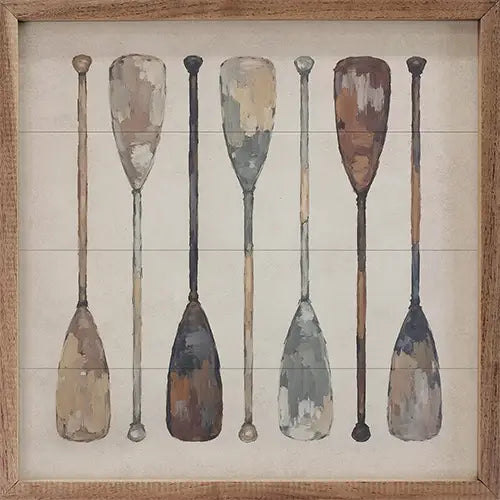 Vintage Boat Oars | Wall Art