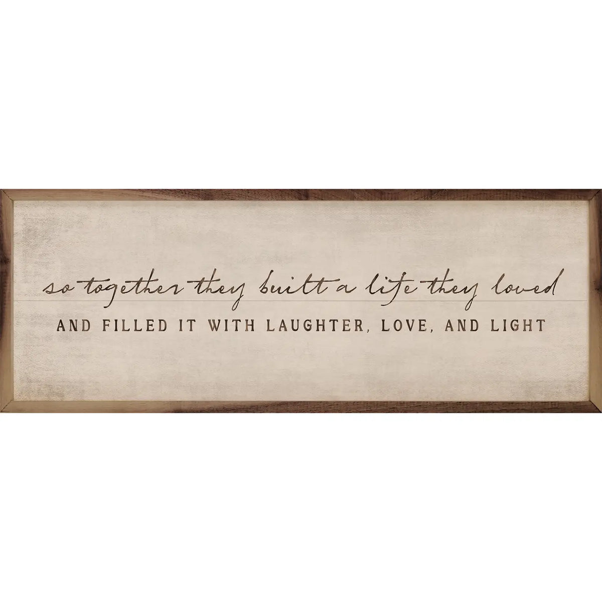 Together They Built a Life They Loved | Wall Art