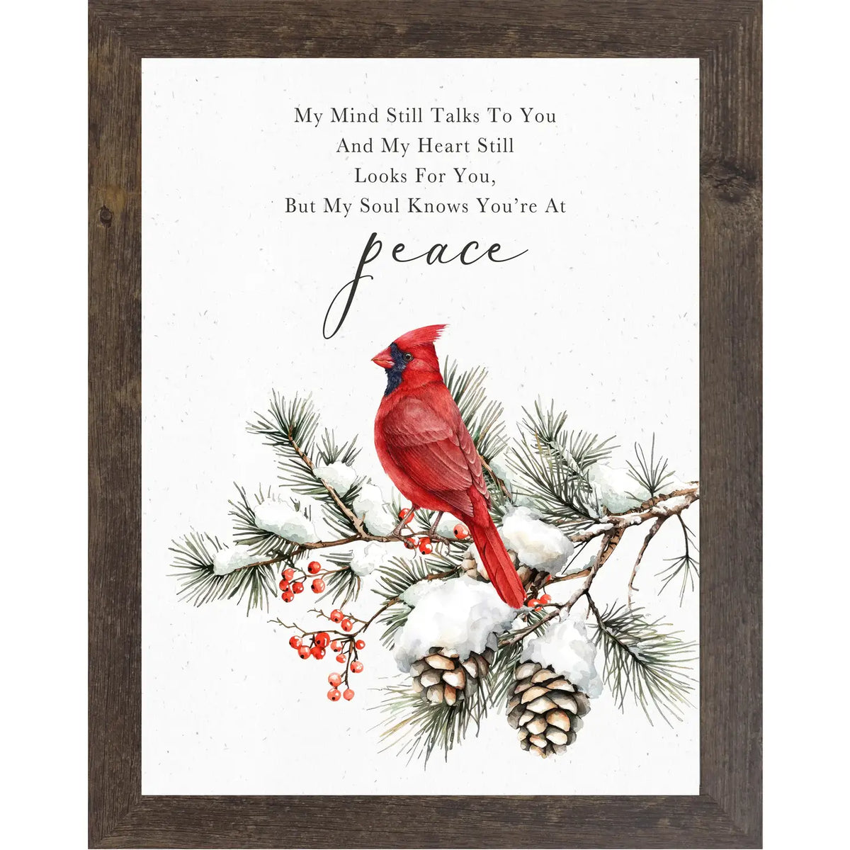 My Soul Knows You&#39;re at Peace | Framed Art