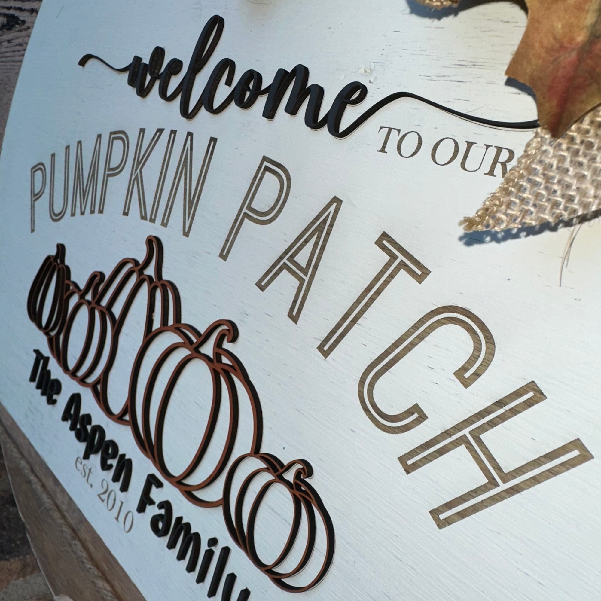 Welcome to Our Pumpkin Patch | Custom Sign