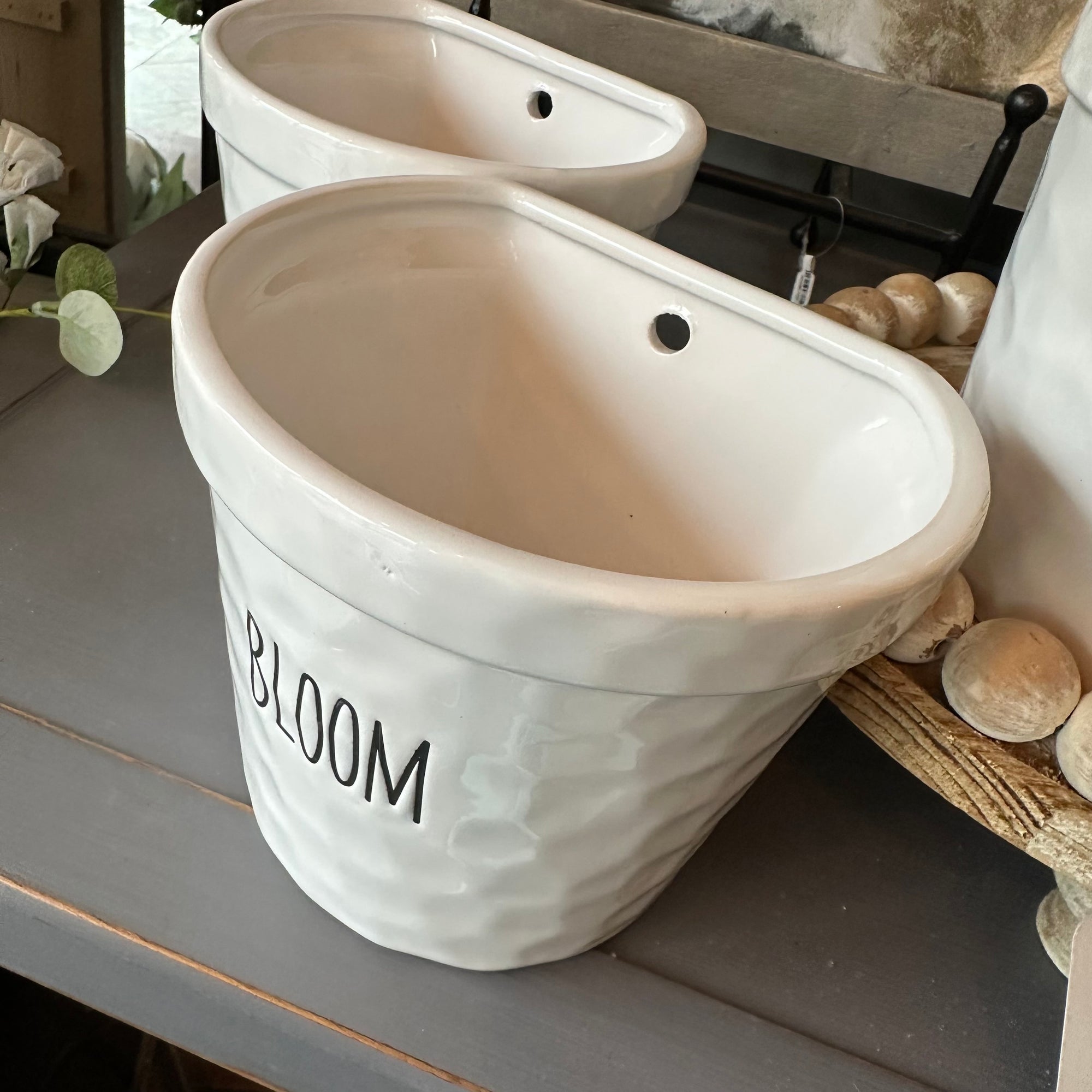 Sentiment Wall Planter | Ceramic