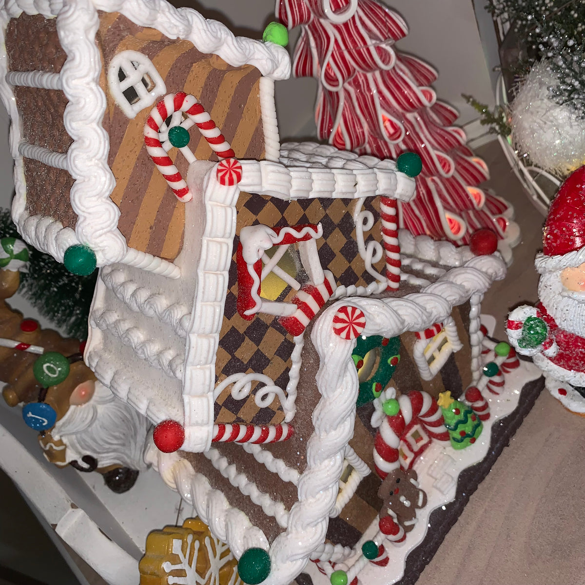 Gingerbread House | Lighted | 13&quot;