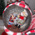 Santa's Workshop Spinning Snow Globe | Battery Operated