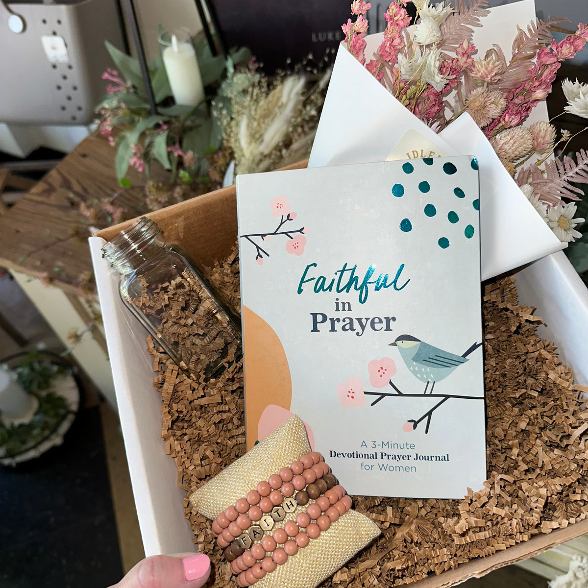 Faithful In Prayer Dried Flowers {Gift Box}