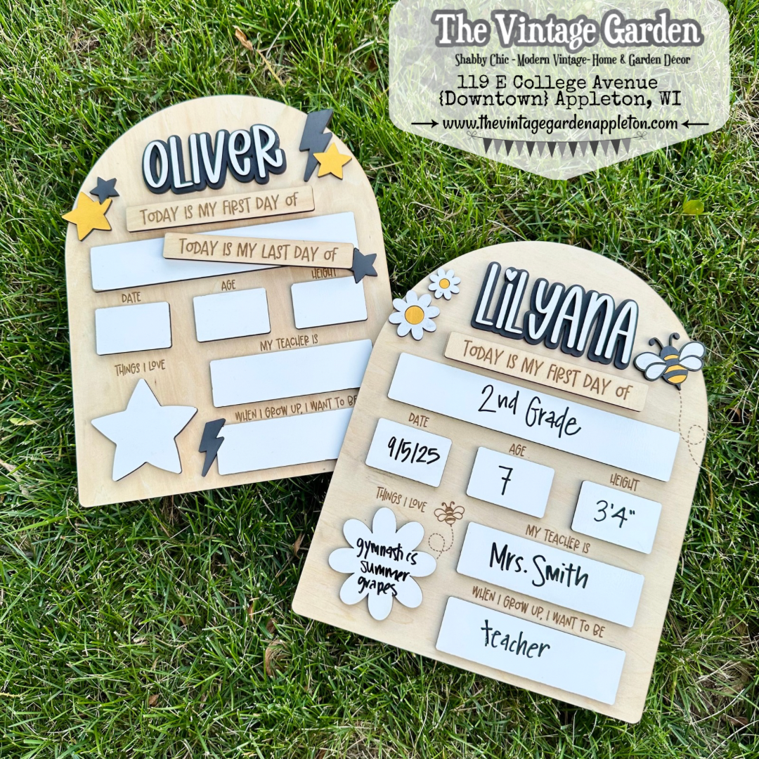 Custom Back to School Board | Personalized