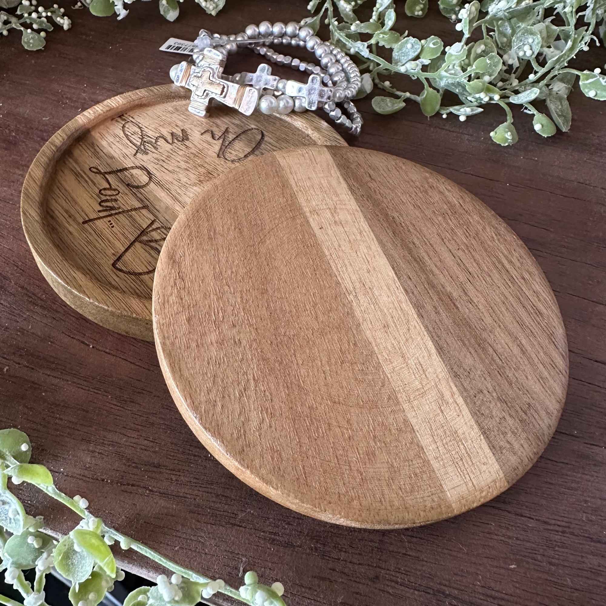 Bless the Lord, Oh My Soul | Engraved Jewelry Wood Tray