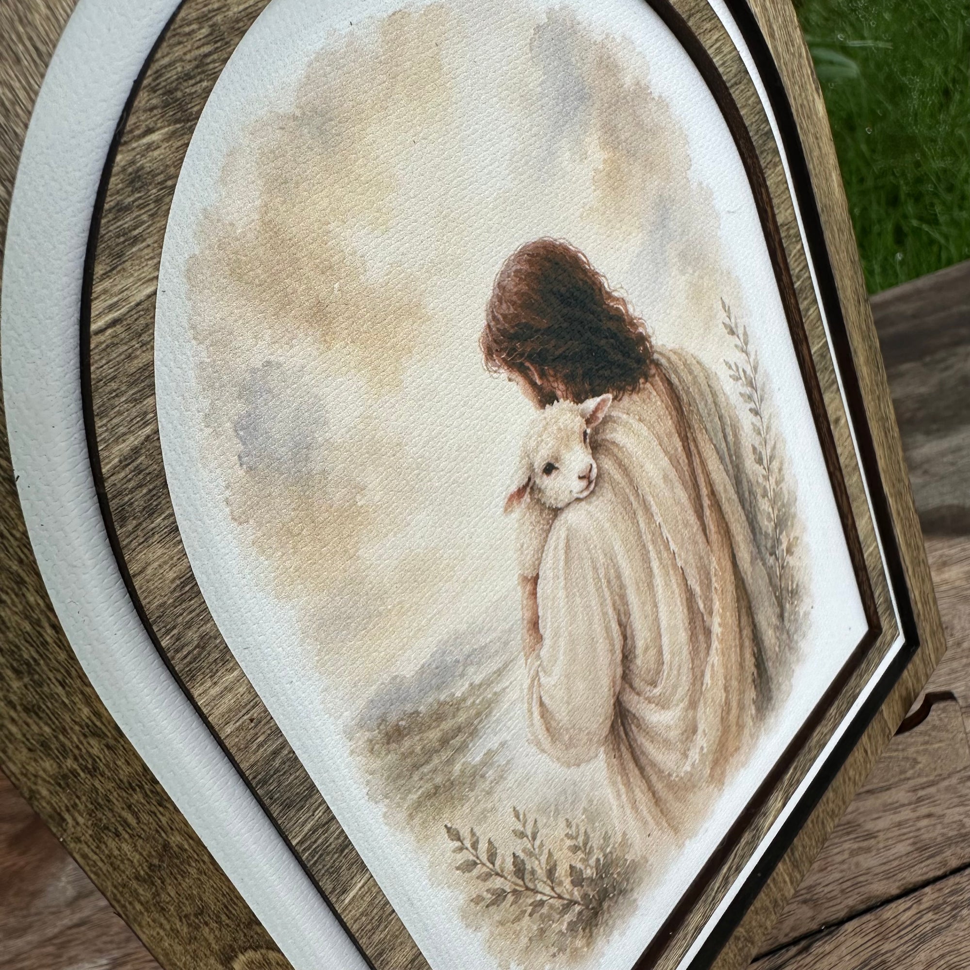 Safe in the Shepherd’s Arms | Canvas Artwork