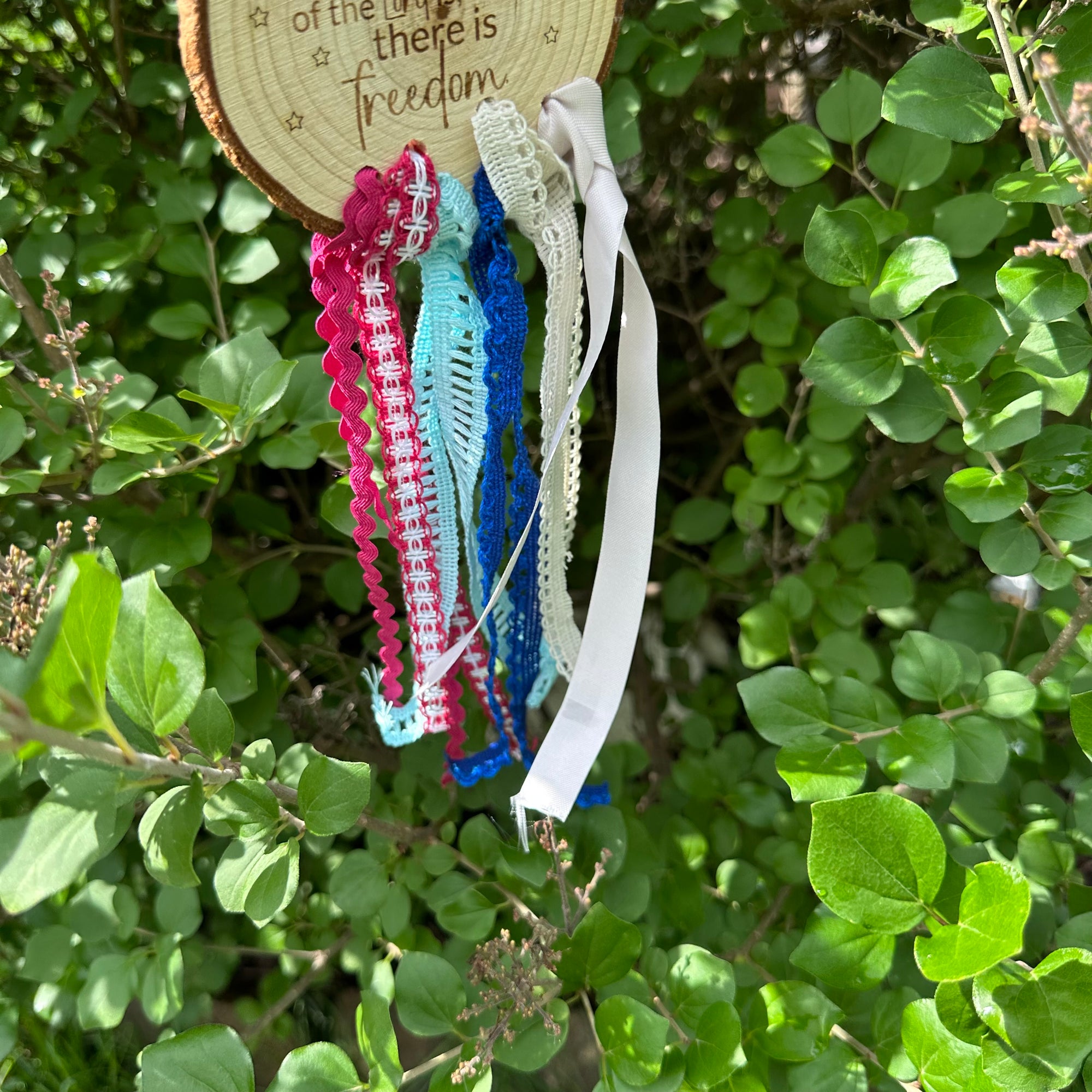 Where the Spirit of the Lord Is | Handmade Wood Hanger