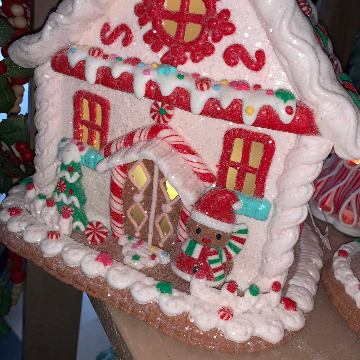 Gingerbread House | Lighted | 8.5&quot;