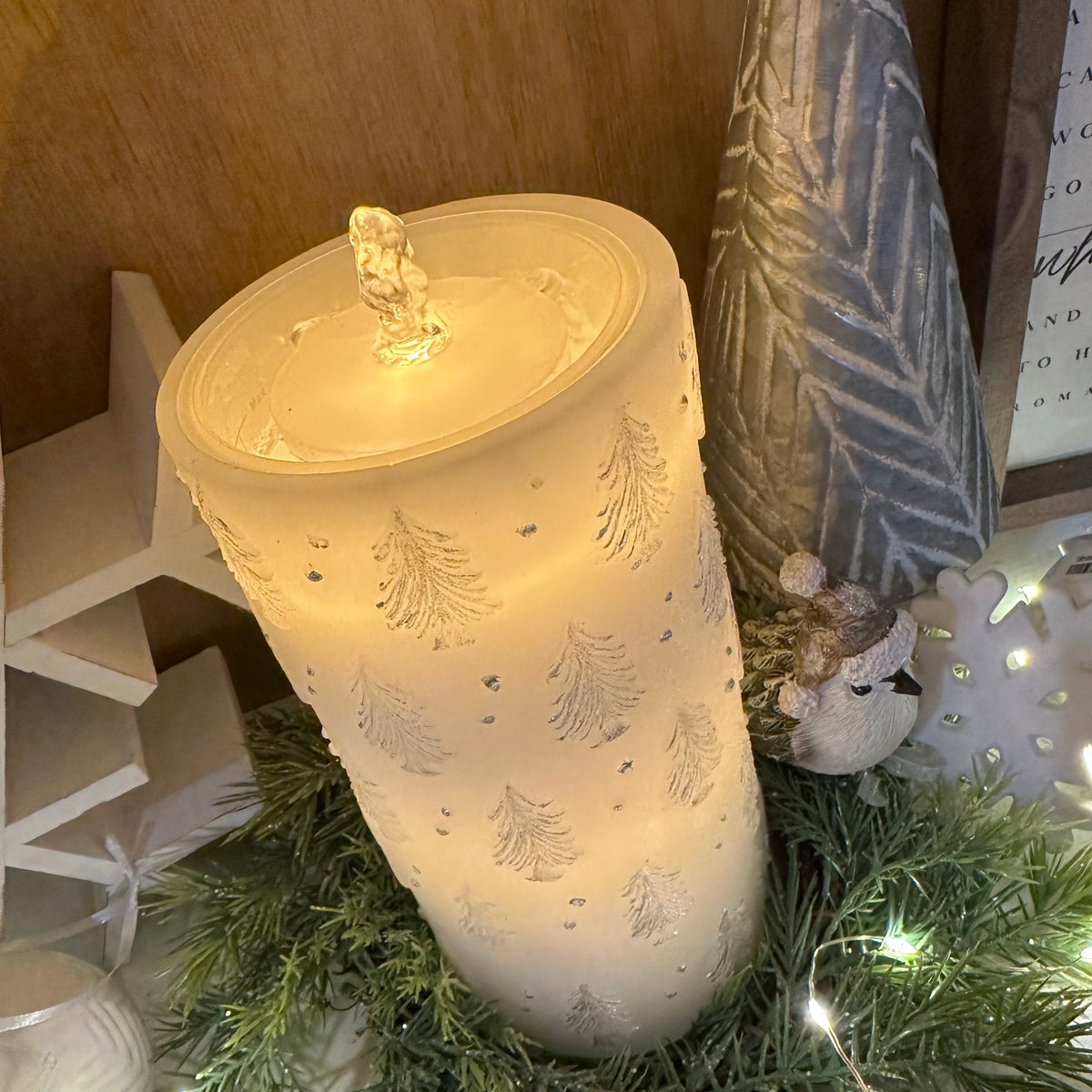 Silver Trees | Candle Fountain