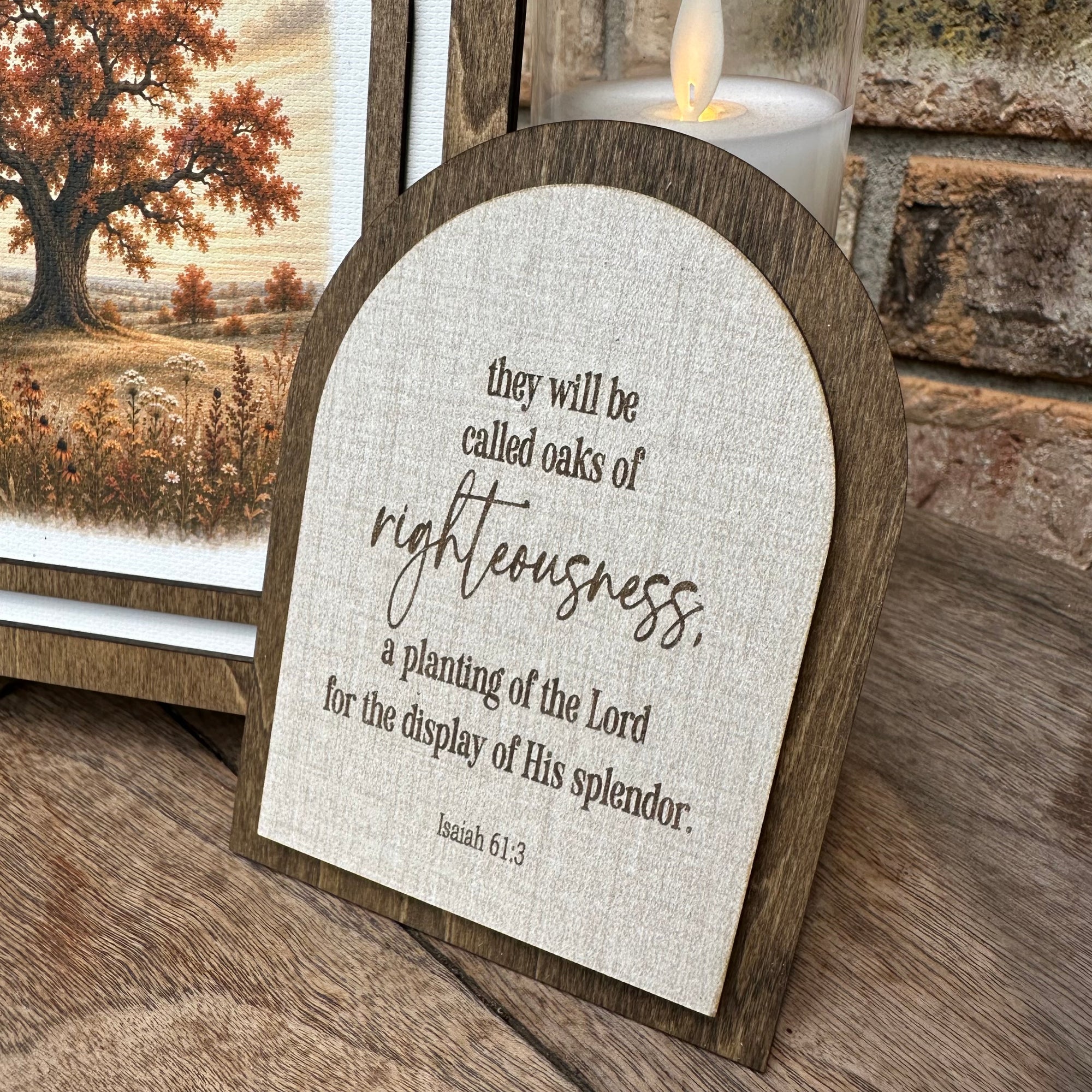 Autumn Oaks of Righteousness | Coordinating Set