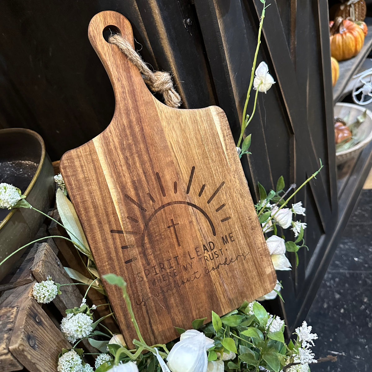 Spirit Lead Me | Wood Trivet