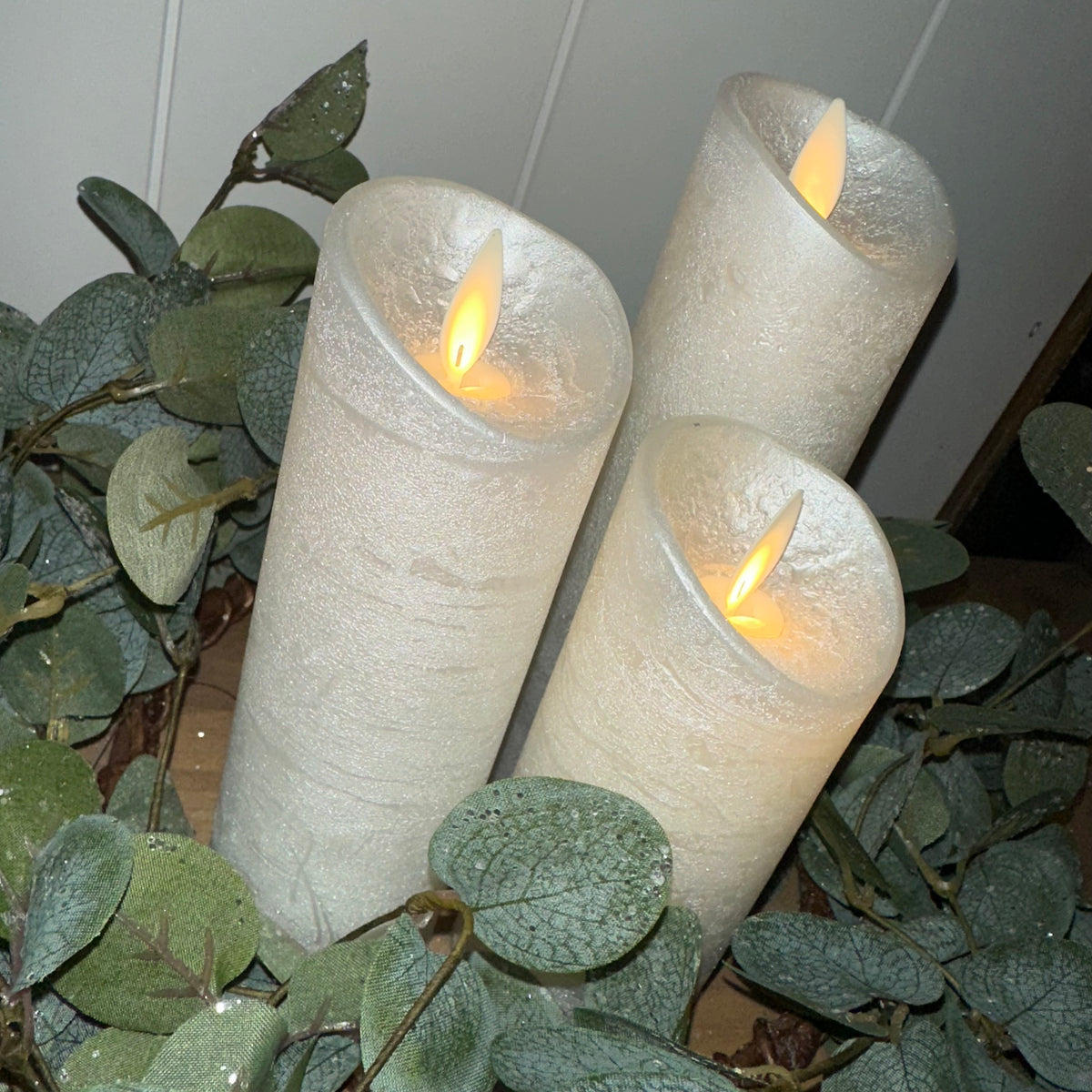 Pillar Candle | Pearl | Battery Operated