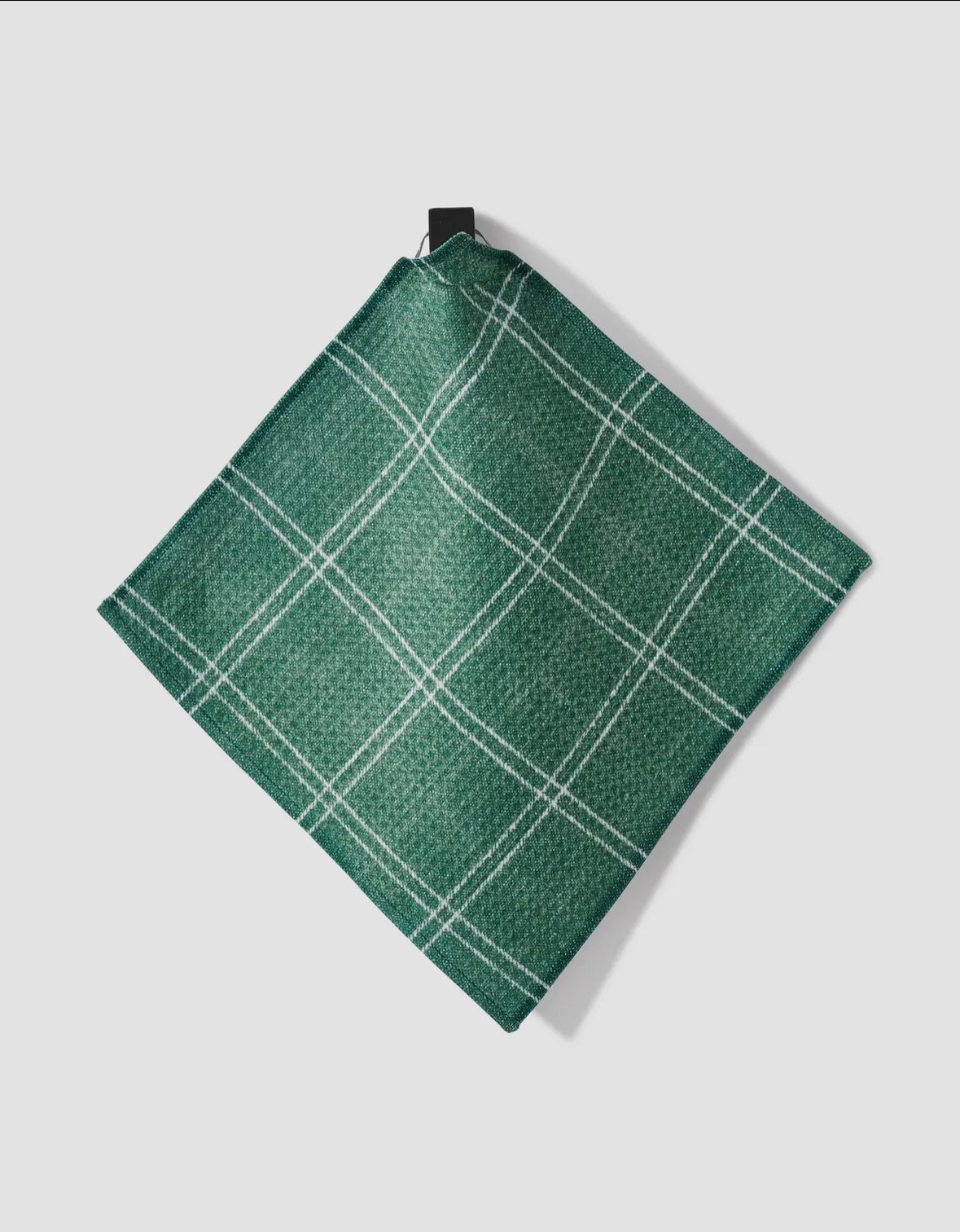 Geometry Kitchen Dishcloth | Pine Forest Plaid