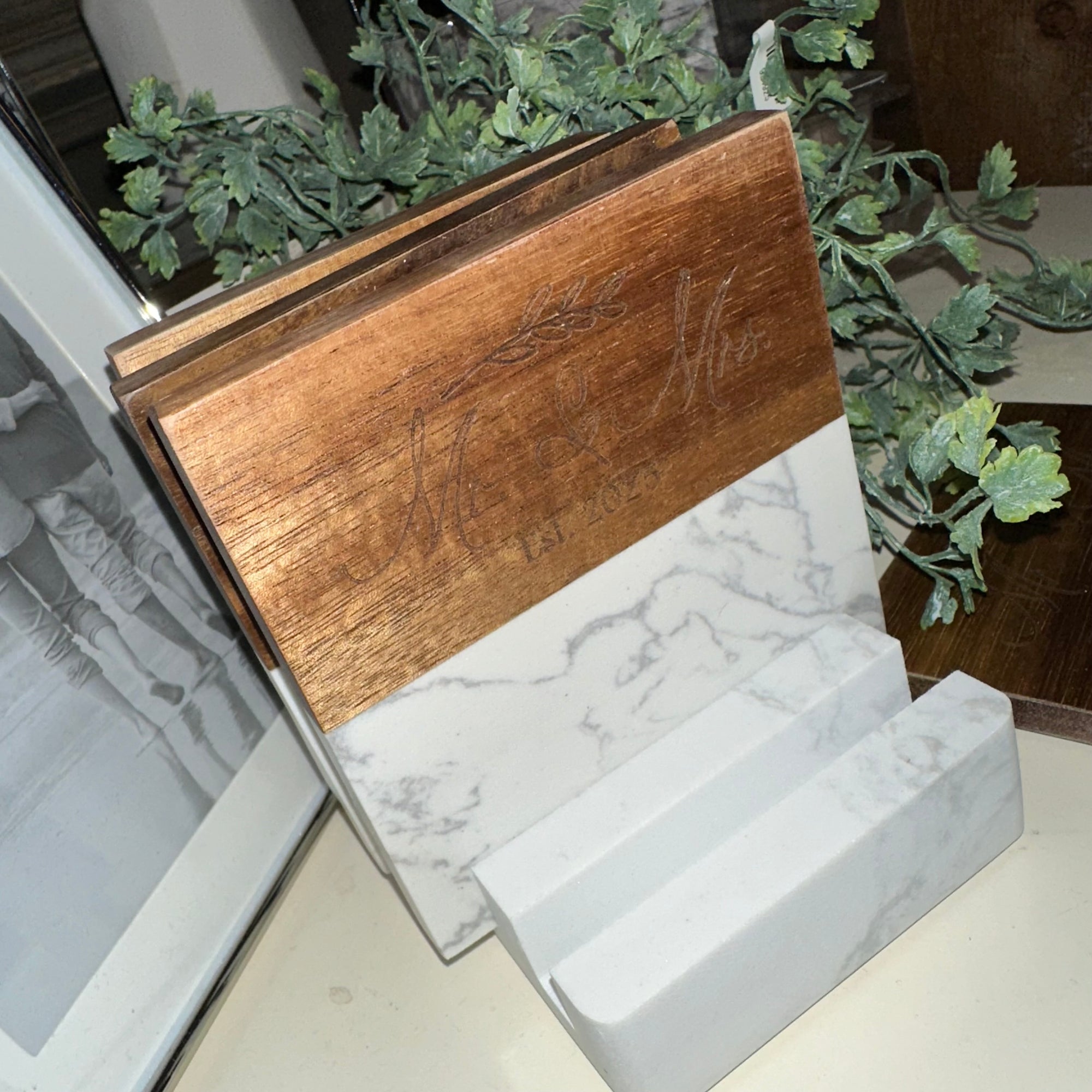 Mr. & Mrs. Est. 2025 | Cutting Board or Coasters