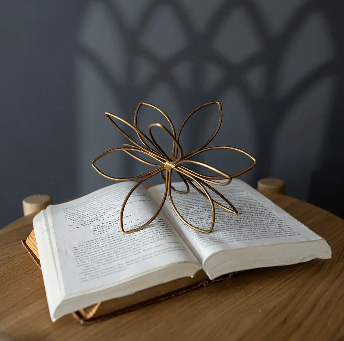 Bohdi Flower Metal Wire Decorative Accent