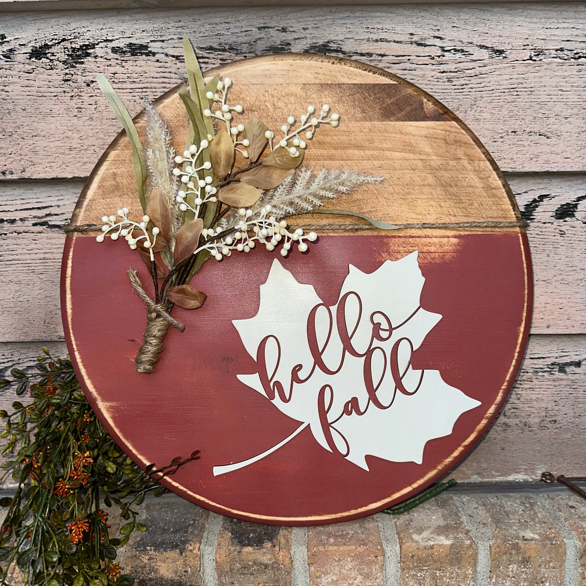 Hello Fall | 18&quot; Handmade Sign