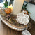 Beaded Tray & Candles | Autumn Tabletop Display