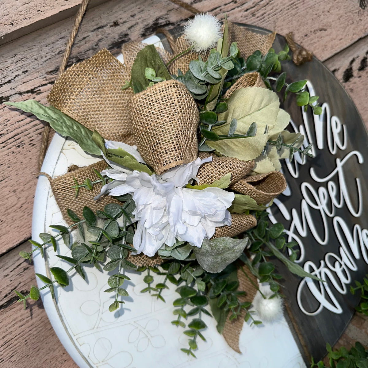 Home Sweet Home | 18&quot; Handmade Sign