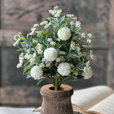 Wicklow Blooms Bush | 17" | Farmhouse White