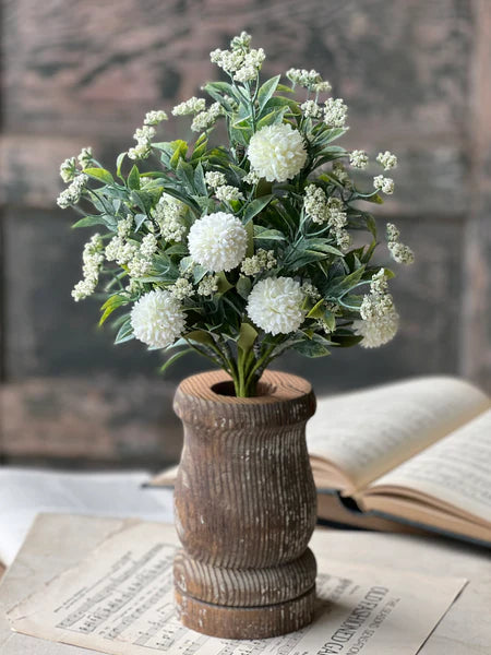 Wicklow Blooms Bush | 17" | Farmhouse White