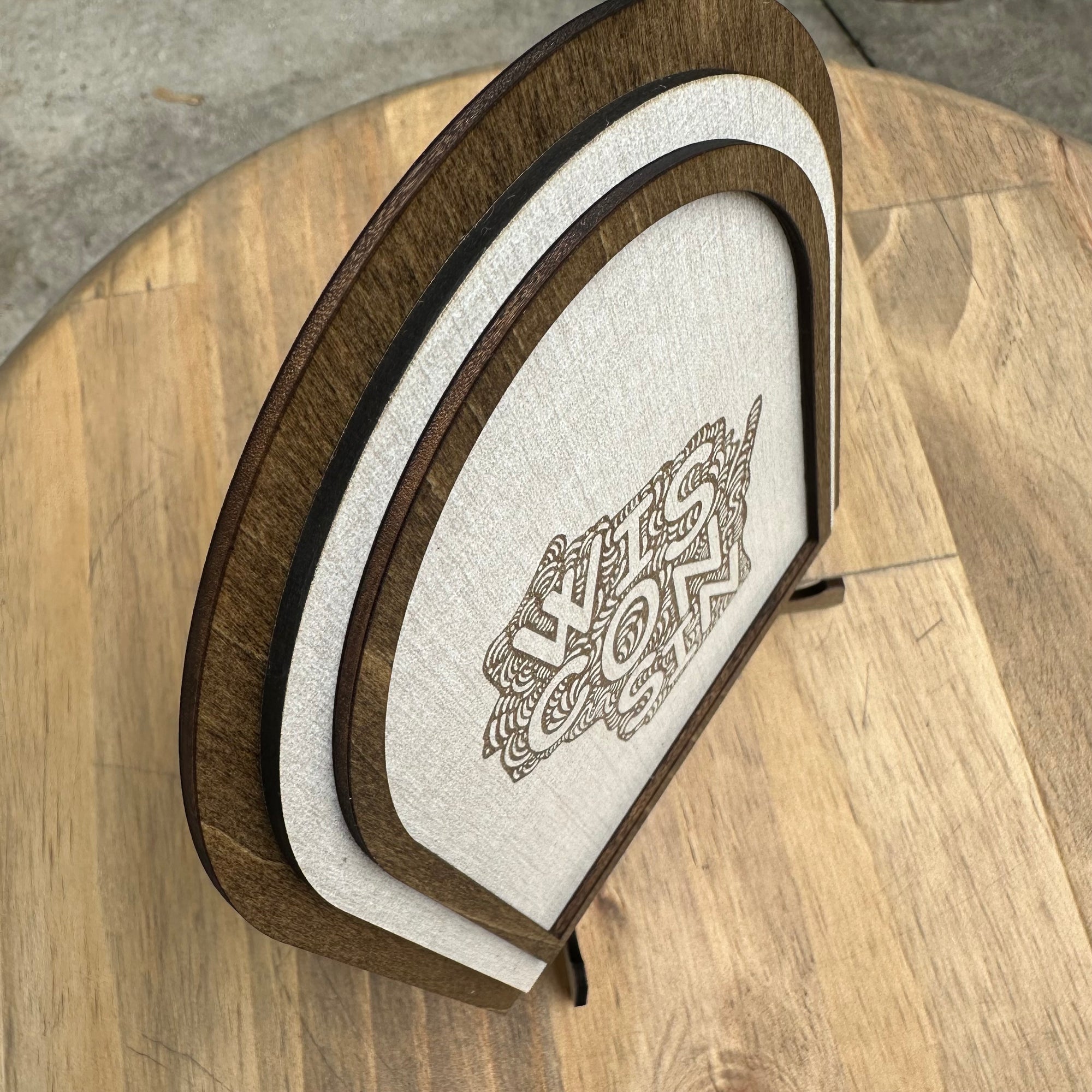 Wisconsin Wood Arch Sign | Wisconsin Home Decor Gift