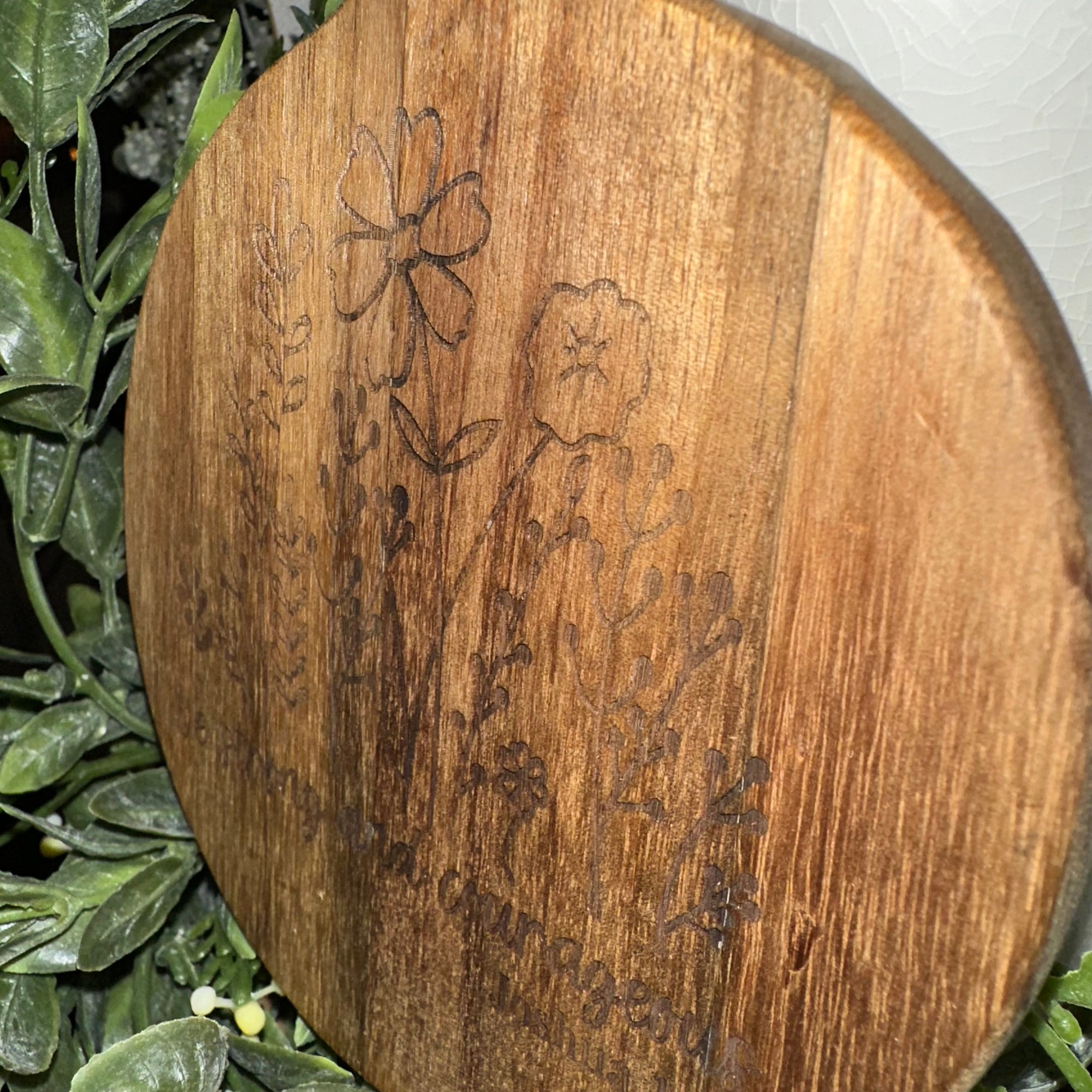 Be Strong & Courageous | Joshua 1:9 | Mini Cutting Board