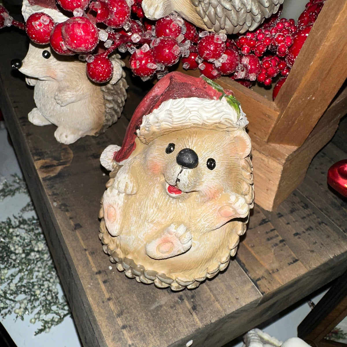 Santa Hat Hedgehog | 3&quot;