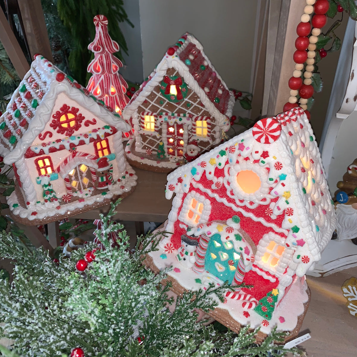 Gingerbread House | Lighted | 8.5&quot;