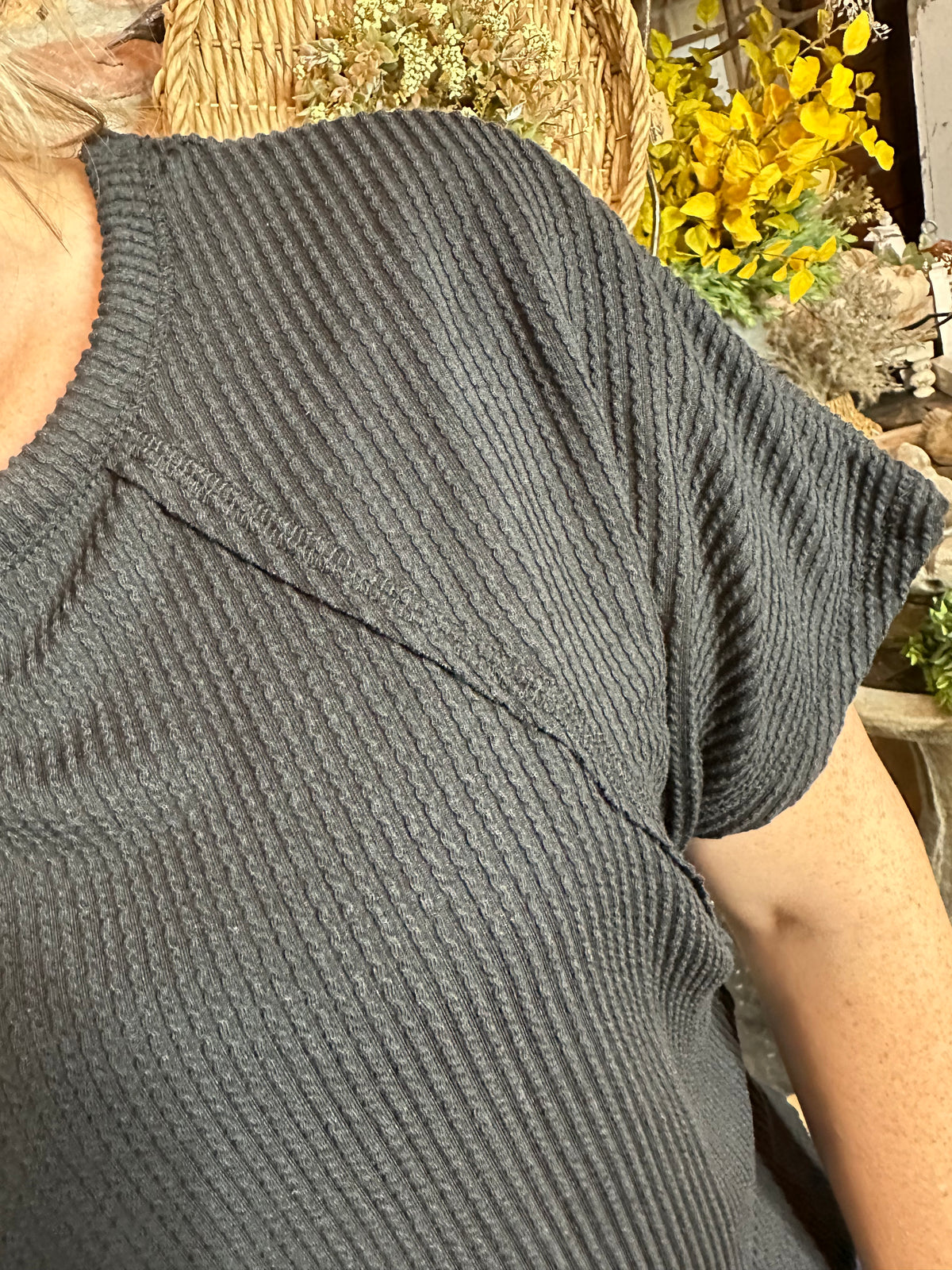 Ribbed Top | Black