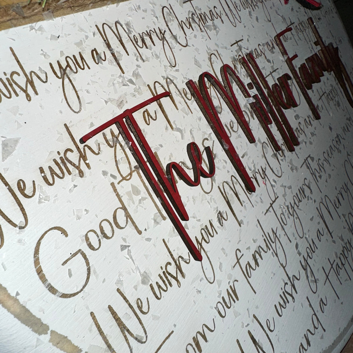 We Wish You A Merry Christmas | Custom Sign