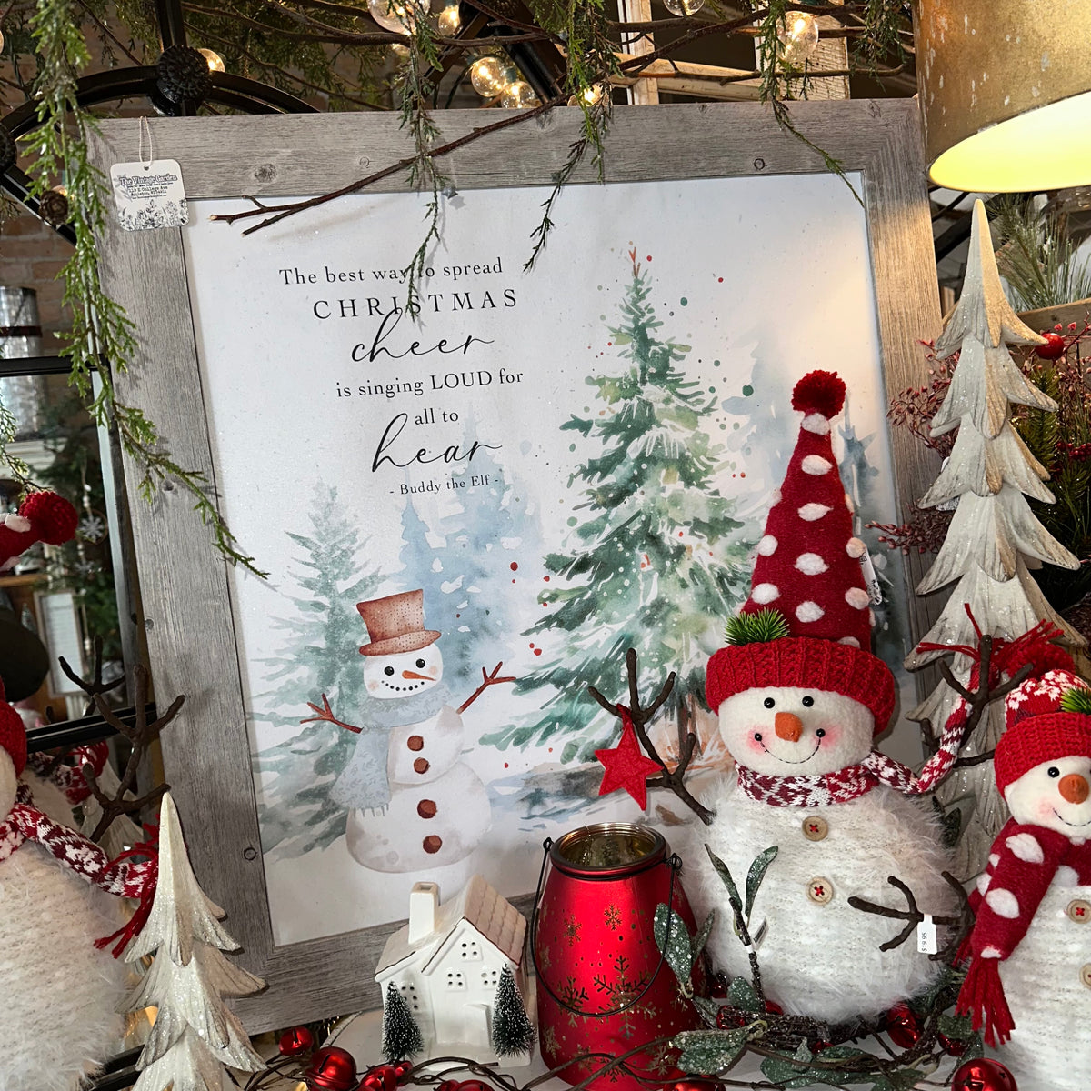 The Best Way to Spread Christmas Cheer | Framed Wall Art