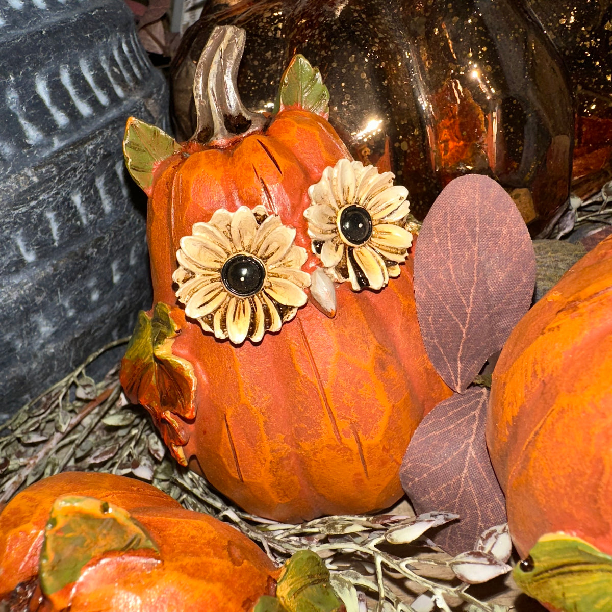 Harvest Owl Pumpkin