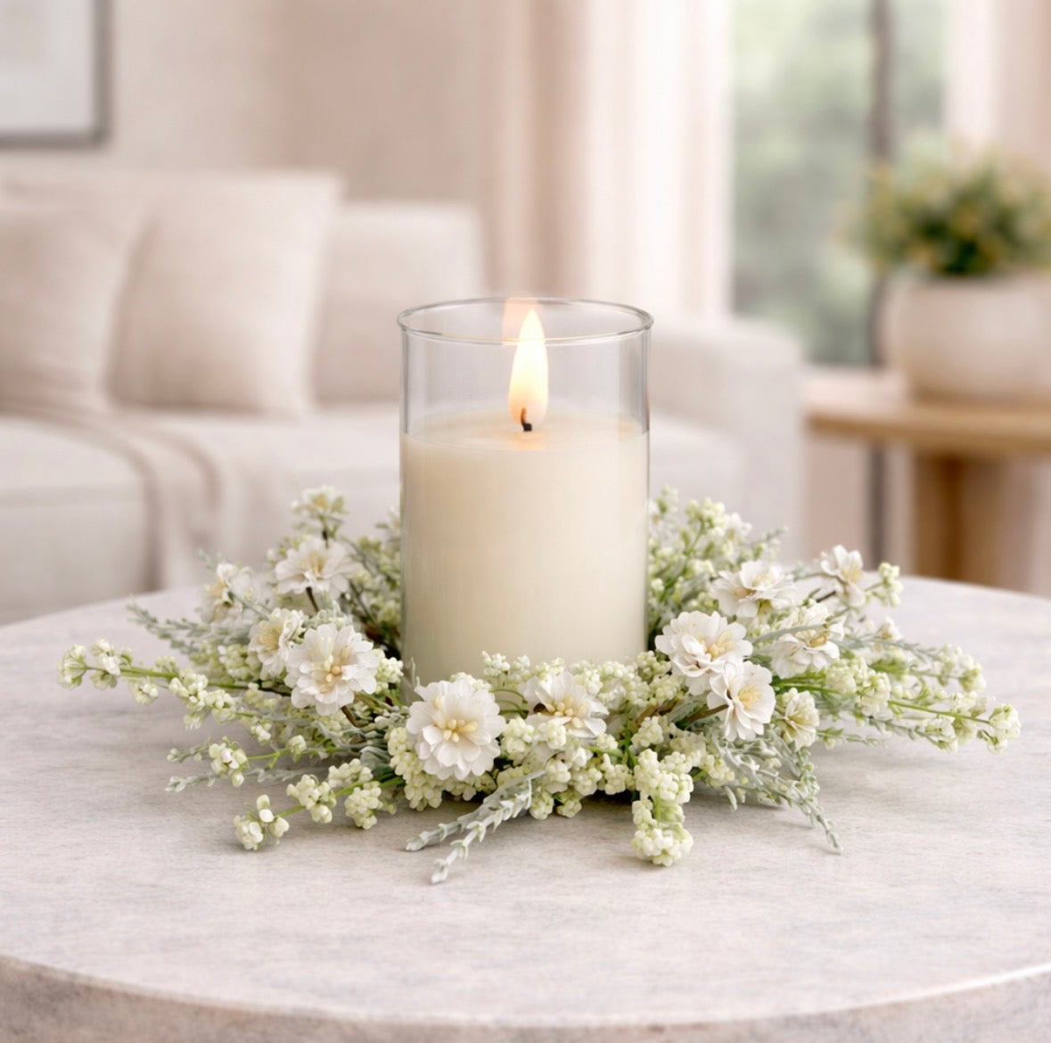 Cream Flower Ring | 2 Sizes