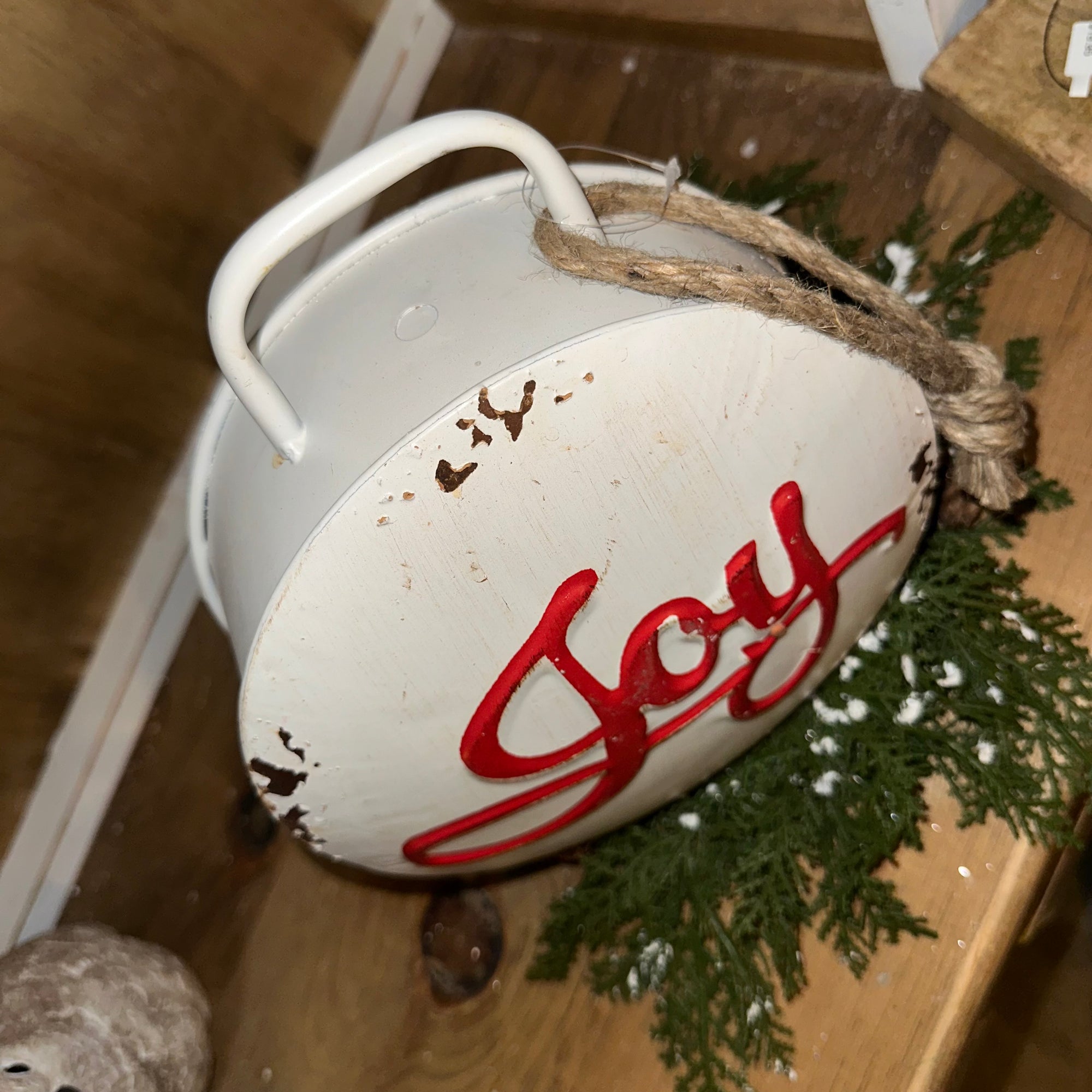 Joy Bell Ornament | Metal