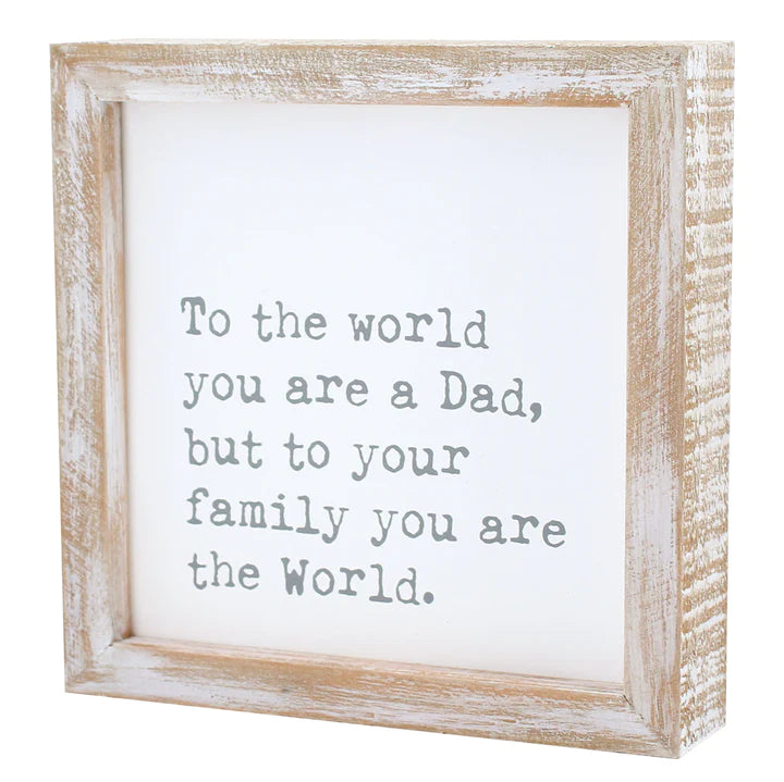 The World Dad | Framed Sign