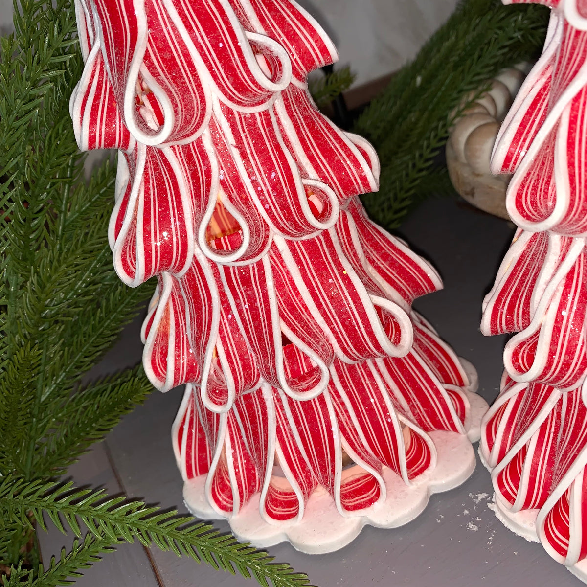 Candy Cane Loopy Tree | Lighted