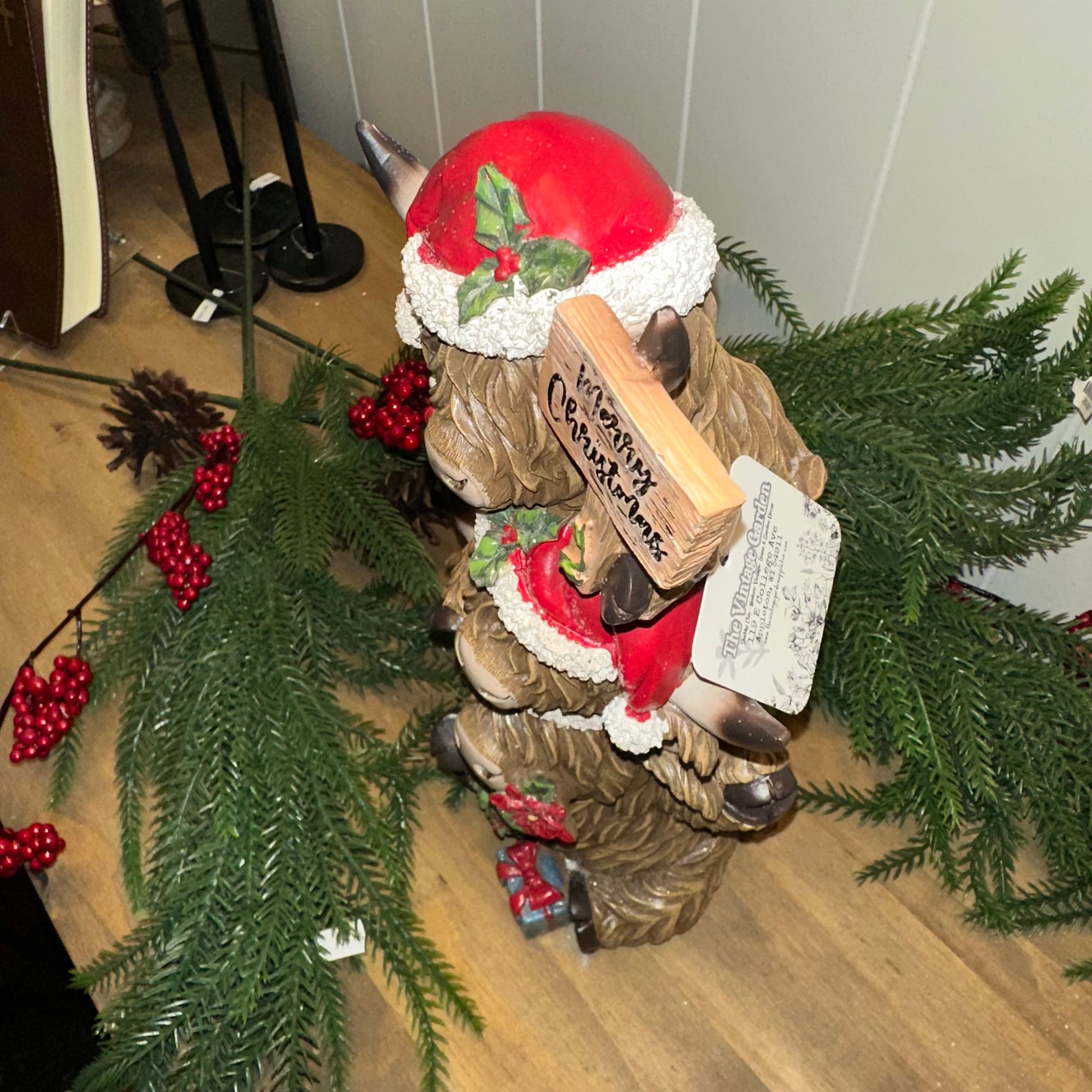 Merry Christmas Highland Cow Stack