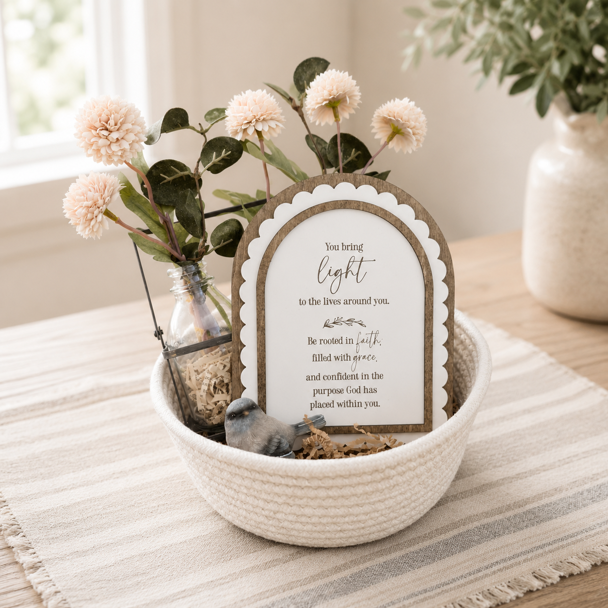 You Bring Light Arch Sign | Faith & Grace Christian Encouragement Gift